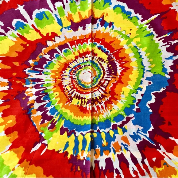 NWOT🌈Hippy boho tie dye bandana/face mask 😷 - Picture 2 of 6